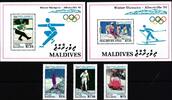 Malediven Malediven 1793-1795 und Block 242 und 243 postfrisch Olympische Spiele MiNr. 1793-1795 und Block 242 und 243 postfrisch Olympisc -