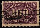 Deutsches Reich Deutsches Reich 219 PF I gestempelt geprüft Infla Berlin, Plattenfehler MiNr. 219 PF I gestempelt geprüft Infla Berlin, Plattenf -