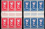 Italien Italien 1016-1017 ZS postfrisch CEPT, als Sechserblöcke, gefaltet MiNr. 1016-1017 ZS postfrisch CEPT, als Sechserblöcke, gefalte -