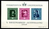 Liechtenstein Liechtenstein Block 5 postfrisch MiNr. Block 5 postfrisch -
