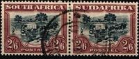   Südafrika Südafrika 37-38 gestempelt als waagerechte Paare MiNr. 37-38 gestempelt als waagerechte Paare 