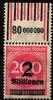 Deutsches Reich Deutsches Reich 309 W OR postfrisch 1/4/1 - 1/5/1 MiNr. 309 W OR postfrisch 1/4/1 - 1/5/1 -