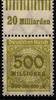 Deutsches Reich Deutsches Reich 324 A W OR postfrisch 0/6/0 - 0/7/0 MiNr. 324 A W OR postfrisch 0/6/0 - 0/7/0 -