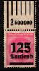 Deutsches Reich Deutsches Reich 291 a W OR postfrisch - 1/5/1 MiNr. 291 a W OR postfrisch - 1/5/1 -