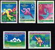 Algerien Algerien 656-660 gestempelt Mittelmeersportspiele MiNr. 656-660 gestempelt Mittelmeersportspiele -