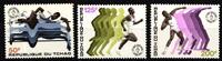 Tschad Tschad 650-652 postfrisch Afrika Spiele MiNr. 650-652 postfrisch Afrika Spiele -