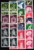Berlin Berlin 494-507 postfrisch als Viererblock MiNr. 494-507 postfrisch als Viererblock -