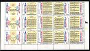 Frankreich Frankreich 2735-2738 postfrisch Zusammendruckbogen / Menschenrechte MiNr. 2735-2738 postfrisch Zusammendruckbogen / Menschenrech -
