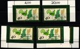 BRD BRD 842 postfrisch Ecke 1-4, FN 1-2 MiNr. 842 postfrisch Ecke 1-4, FN 1-2 -