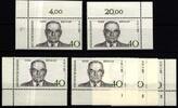 BRD BRD 832 postfrisch Ecke 1-4, FN 1-3 MiNr. 832 postfrisch Ecke 1-4, FN 1-3 -