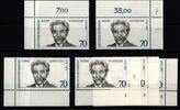 BRD BRD 830 postfrisch Ecke 1-4, FN 1-3 MiNr. 830 postfrisch Ecke 1-4, FN 1-3 -