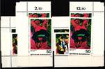BRD BRD 816-817 postfrisch Ecke 1-4, FN 0 MiNr. 816-817 postfrisch Ecke 1-4, FN 0 -