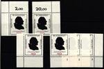 BRD BRD 809 postfrisch Ecke 1-4, FN 1-3 MiNr. 809 postfrisch Ecke 1-4, FN 1-3 -