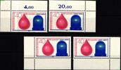 BRD BRD 797 postfrisch Ecke 1-4, FN 0 MiNr. 797 postfrisch Ecke 1-4, FN 0 -