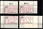 BRD BRD 796 postfrisch Ecke 1-4, FN 1-2 MiNr. 796 postfrisch Ecke 1-4, FN 1-2 -