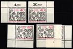 BRD BRD 795 postfrisch Ecke 1-4, FN 1-2 MiNr. 795 postfrisch Ecke 1-4, FN 1-2 -