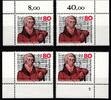 BRD BRD 1284 postfrisch Ecke 1-4, FN nicht komplett MiNr. 1284 postfrisch Ecke 1-4, FN nicht komplett -