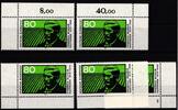 BRD BRD 1358 postfrisch Ecke 1-4, FN nicht komplett MiNr. 1358 postfrisch Ecke 1-4, FN nicht komplett -
