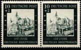 BRD Bund BRD Bund 113 postfrisch Paar als Versuchsdruck der Fa. Bruckmann MiNr. 113 postfrisch Paar als Versuchsdruck der Fa. Bruckmann -