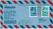 Ungarn Lot Flugpost 3 verschiedene Briefe