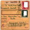 Deutsches Reich 801, 796, 793 auf Paketkarte -