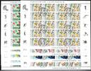 Liechtenstein Liechtenstein 1203-1211 gestempelt als Kleinbögen, Ersttagssonderstempel MiNr. 1203-1211 gestempelt als Kleinbögen, Ersttagssond -