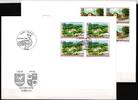 Liechtenstein Liechtenstein 1126-1127 gestempelt als FDC, 4er Blöcke MiNr. 1126-1127 gestempelt als FDC, 4er Blöcke -