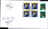 Liechtenstein Liechtenstein 1389-1390 gestempelt 4er Blöcke als FDC MiNr. 1389-1390 gestempelt 4er Blöcke als FDC -