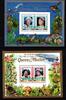 Bequia St. Vincent Bequia St. Vincent Block 2-3 postfrisch Pilze MiNr. Block 2-3 postfrisch Pilze -