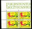 Liechtenstein Liechtenstein 519 gestempelt als 4er Einheit MiNr. 519 gestempelt als 4er Einheit -