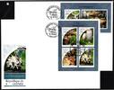 Guinea Guinea 13386-13389 und Block 2979 gestempelt Kleinbogen als FDC / Pilze MiNr. 13386-13389 und Block 2979 gestempelt Kleinbogen a -