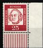 Berlin Berlin 205 postfrisch vom Eckrand MiNr. 205 postfrisch vom Eckrand -
