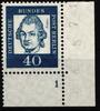 Berlin Berlin 207 FN 1 postfrisch vom Eckrand, Formnummer 1 MiNr. 207 FN 1 postfrisch vom Eckrand, Formnummer 1 -
