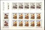 Tschechoslowakei Tschechoslowakei 3017-3021 postfrisch als Kleinbögen, Pilze MiNr. 3017-3021 postfrisch als Kleinbögen, Pilze -