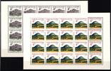 Tschechoslowakei Tschechoslowakei 3091-3092 postfrisch als Kleinbögen MiNr. 3091-3092 postfrisch als Kleinbögen -