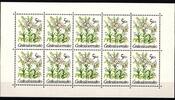 Tschechoslowakei Tschechoslowakei 3041 postfrisch als Kleinbogen, Blumen MiNr. 3041 postfrisch als Kleinbogen, Blumen -