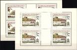 Tschechoslowakei Tschechoslowakei 2539-2540 postfrisch als Kleinbogen MiNr. 2539-2540 postfrisch als Kleinbogen -