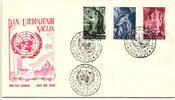 Jugoslawien 714-716 als Ersttagsbrief -