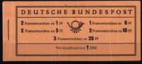 BRD Bund BRD Bund MH 4 YII postfrisch Faltspuren MiNr. MH 4 YII postfrisch Faltspuren -