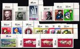 Berlin Berlin 464-481 postfrisch vom Eckrand, 1974 ohne Dauerserien MiNr. 464-481 postfrisch vom Eckrand, 1974 ohne Dauerserien -