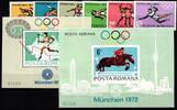Rumänien Rumänien 3012-3017 und Block 93-94 postfrisch Olympische Spiele MiNr. 3012-3017 und Block 93-94 postfrisch Olympische Spiele -