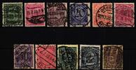 Deutsches Reich Dienstmarken Deutsches Reich Dienstmarken 23-33 gestempelt MiNr. 23-33 gestempelt -