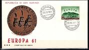 San Marino San Marino 700 gestempelt Ersttagsbrief FDC Cept 1961 MiNr. 700 gestempelt Ersttagsbrief FDC Cept 1961 -