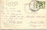 Deutsches Reich 611 auf Postkarte Sommer-Olympiade -