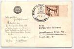 Deutsches Reich 611 auf Postkarte Sommer-Olympiade -
