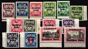 Deutsches Reich Deutsches Reich 716-729 postfrisch Rand mit Falz MiNr. 716-729 postfrisch Rand mit Falz -