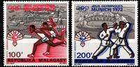 Madagaskar Madagaskar 662-663 postfrisch Olympische Spiele MiNr. 662-663 postfrisch Olympische Spiele -