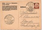 Deutsches Reich 513 auf Postkarte Olympia-Stadion -