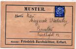Deutsches Reich 553 auf Paketaufkleber Warenprobe -