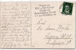 Deutsches Reich 389 auf Postkarte Olympiade -